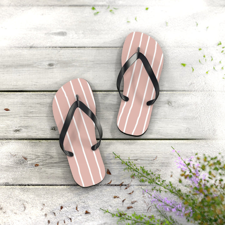 Shoes-Chic Pink Flip Flops-Jack N Roy