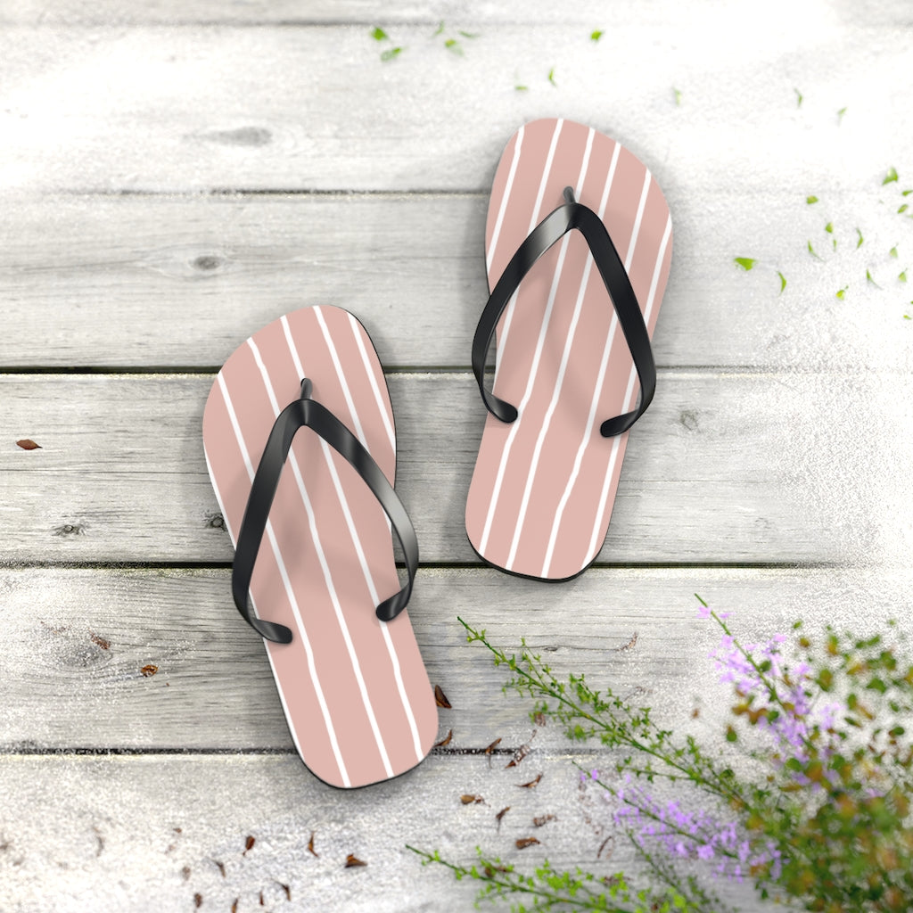 Shoes-Chic Pink Flip Flops-Jack N Roy
