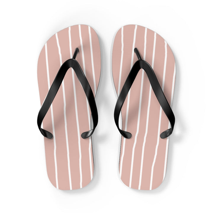 Shoes-Chic Pink Flip Flops-L-Jack N Roy