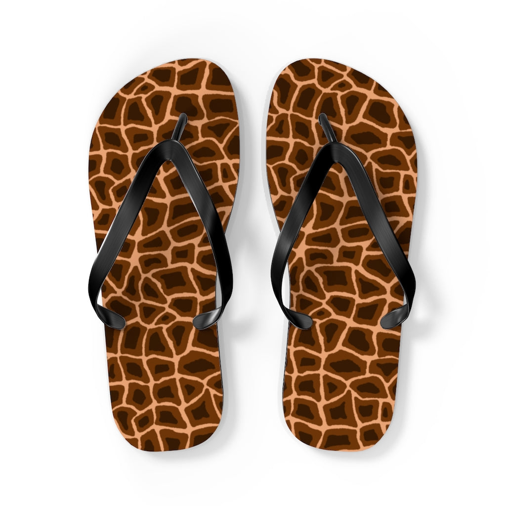 Shoes-Giraffe Flip Flops-L-Jack N Roy