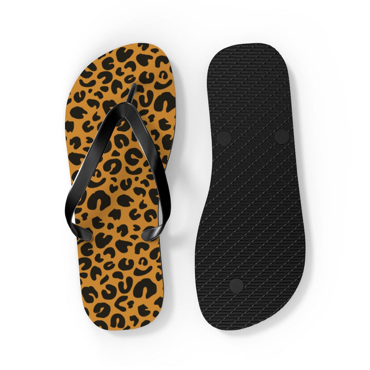 Shoes-Leopard Flip Flops-Jack N Roy