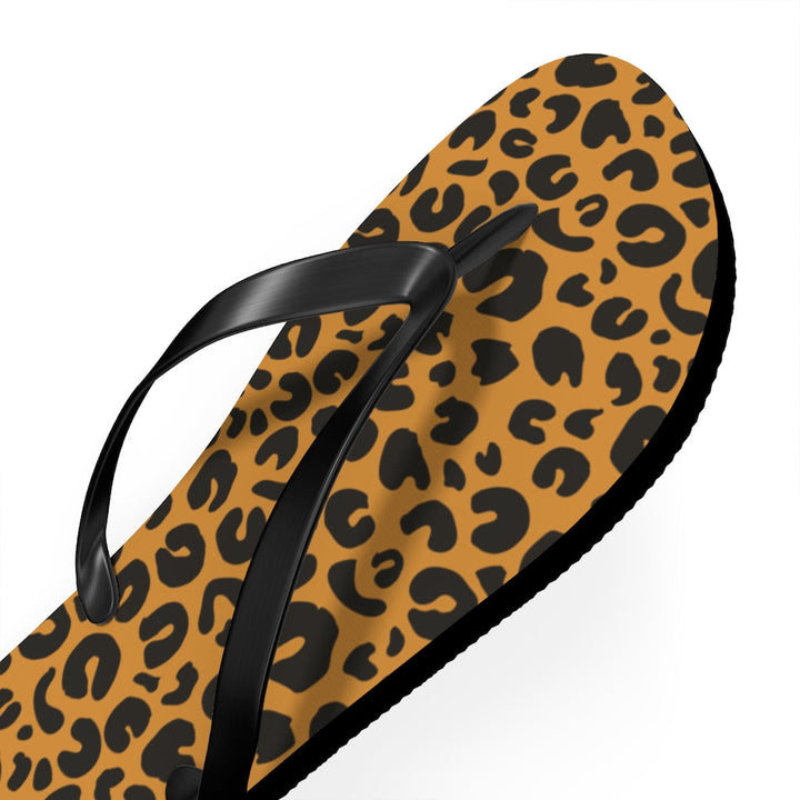Shoes-Leopard Flip Flops-Jack N Roy