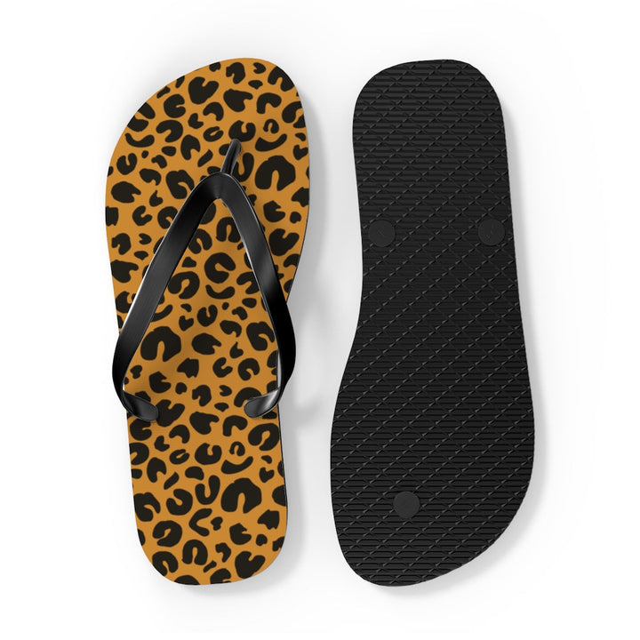 Shoes-Leopard Flip Flops-Jack N Roy