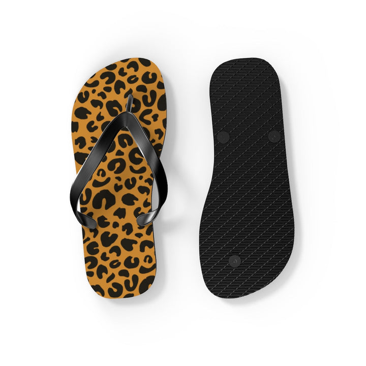 Shoes-Leopard Flip Flops-Jack N Roy