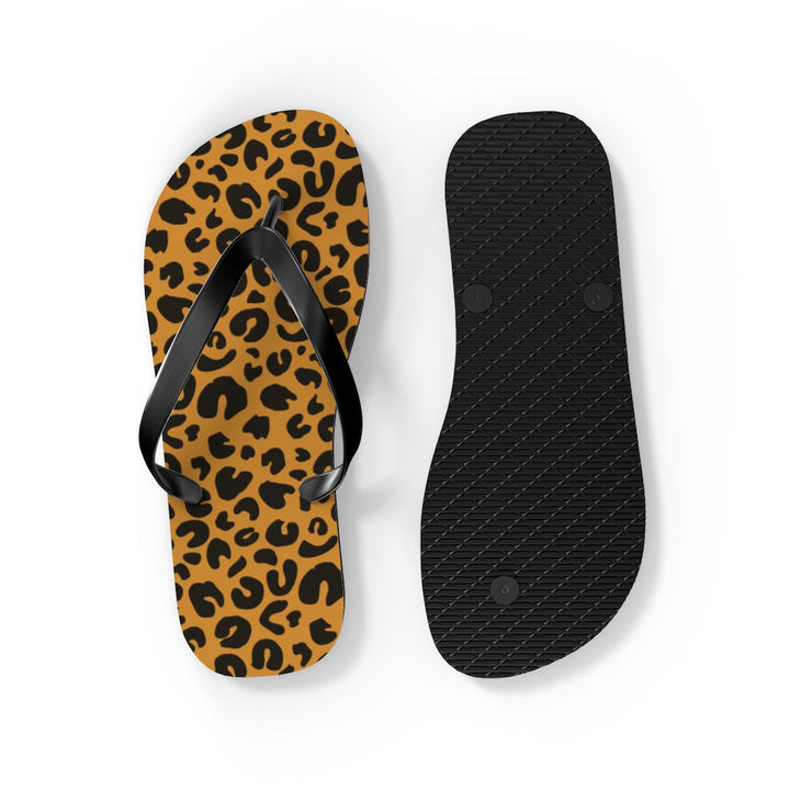 Shoes-Leopard Flip Flops-Jack N Roy