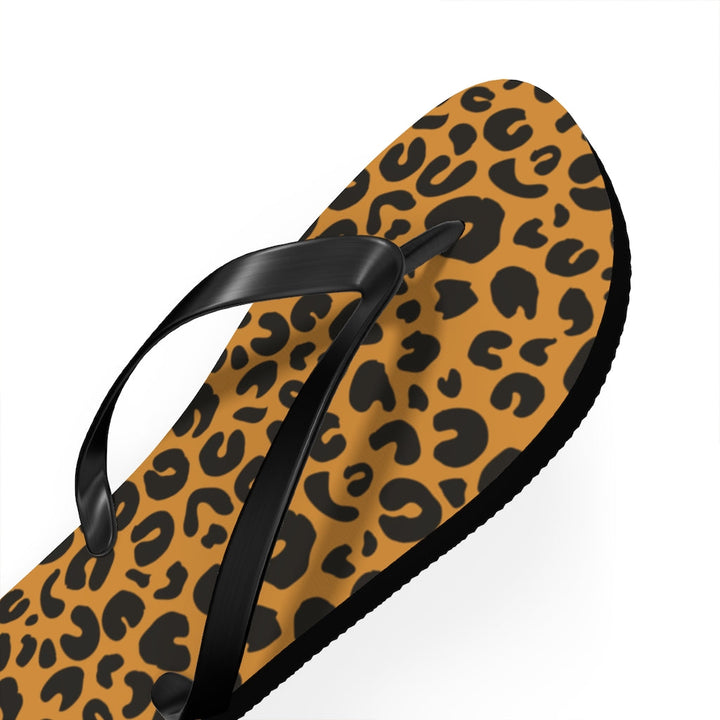 Shoes-Leopard Flip Flops-Jack N Roy