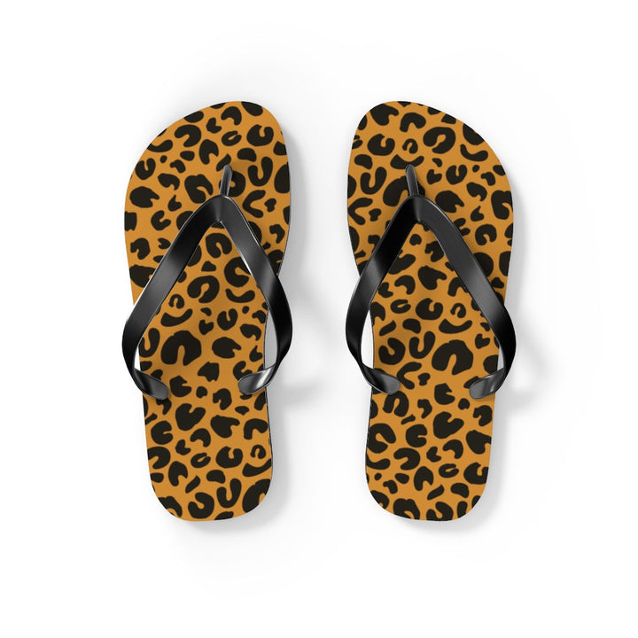 Shoes-Leopard Flip Flops-S-Jack N Roy