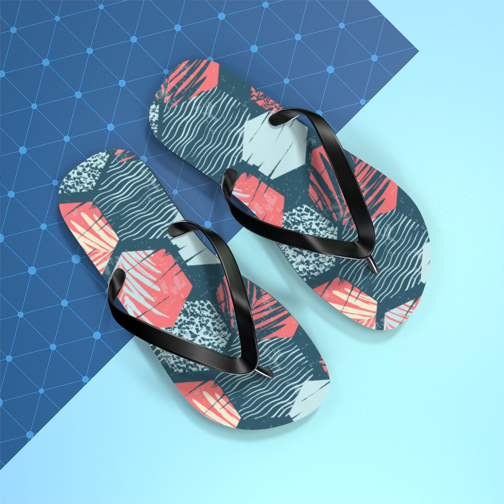 Shoes-Palm Trees Flip Flops-Jack N Roy
