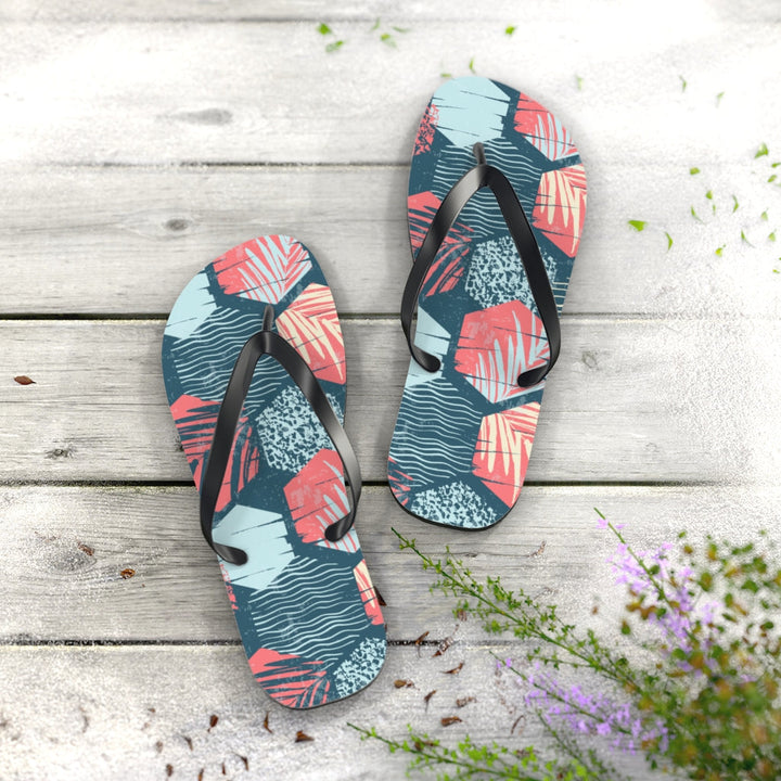 Shoes-Palm Trees Flip Flops-Jack N Roy