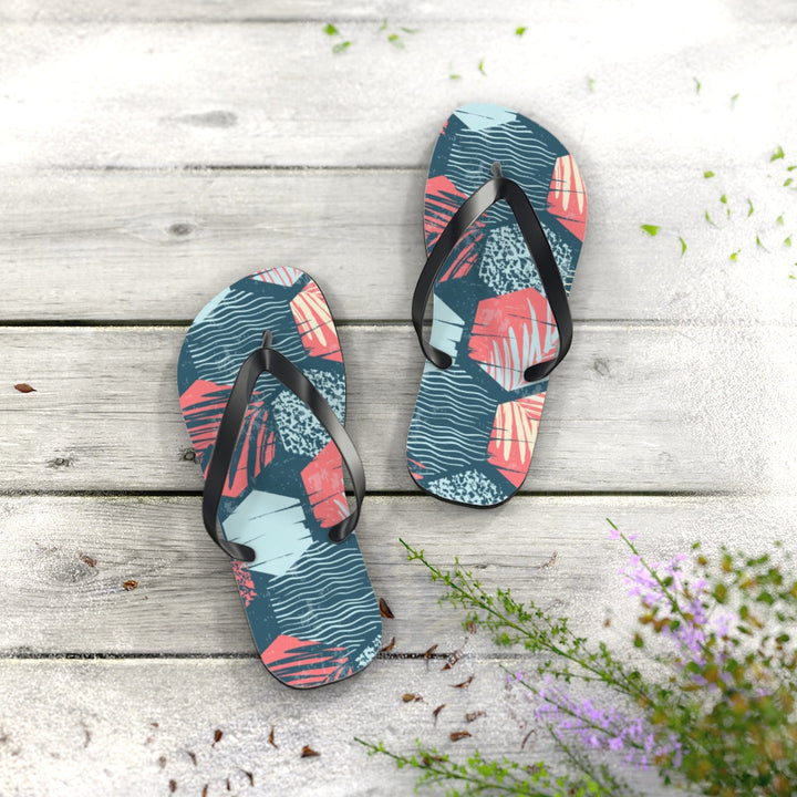 Shoes-Palm Trees Flip Flops-Jack N Roy