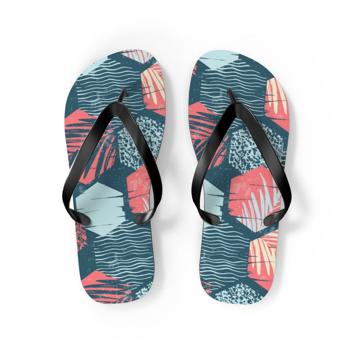 Shoes-Palm Trees Flip Flops-M-Jack N Roy