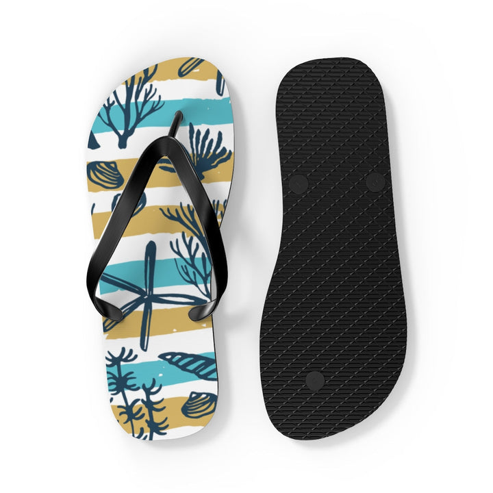Shoes-Sea Life Flip Flops-Jack N Roy