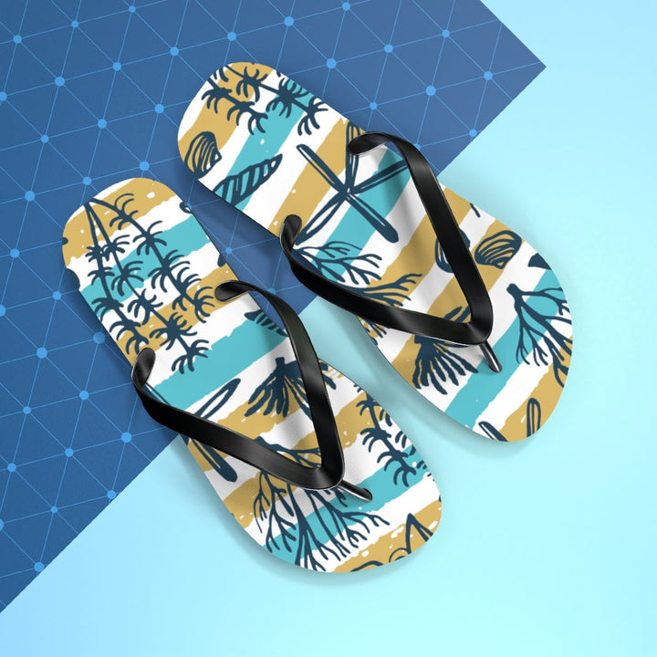 Shoes-Sea Life Flip Flops-Jack N Roy