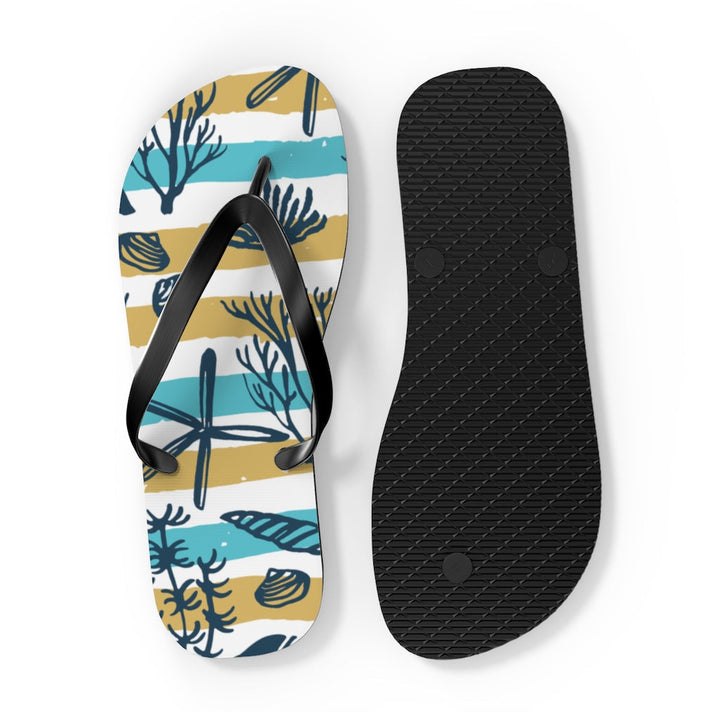Shoes-Sea Life Flip Flops-Jack N Roy