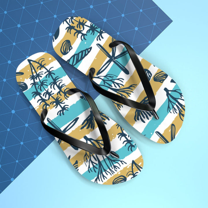 Shoes-Sea Life Flip Flops-Jack N Roy