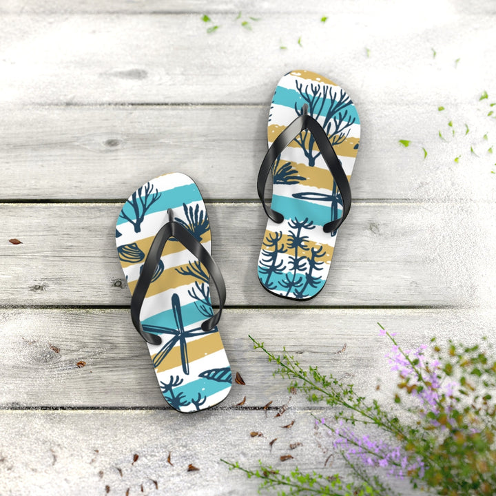 Shoes-Sea Life Flip Flops-Jack N Roy