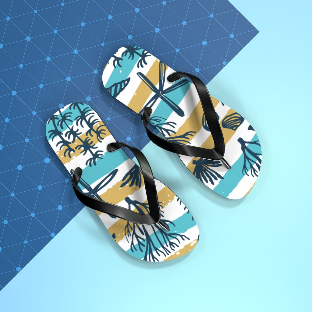 Shoes-Sea Life Flip Flops-Jack N Roy