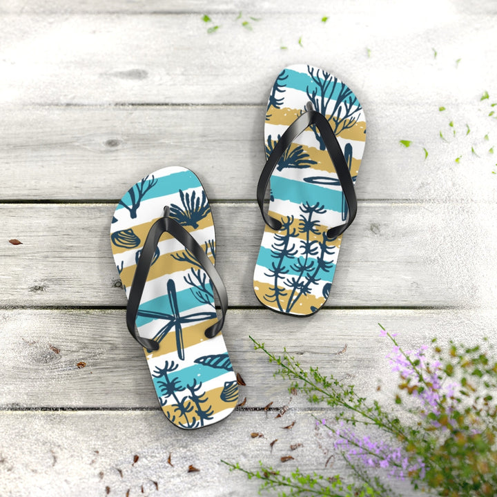 Shoes-Sea Life Flip Flops-Jack N Roy