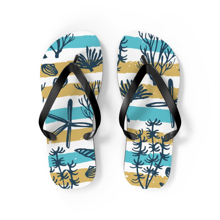 Shoes-Sea Life Flip Flops-M-Jack N Roy