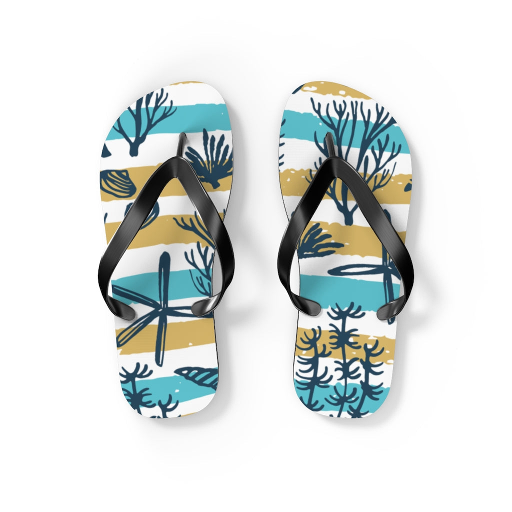 Shoes-Sea Life Flip Flops-S-Jack N Roy