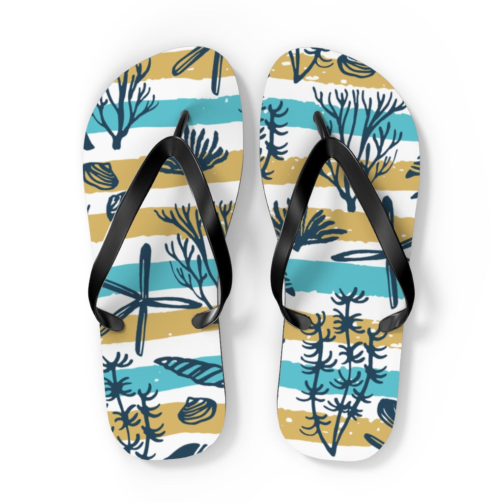 Shoes-Sea Life Flip Flops-XL-Jack N Roy