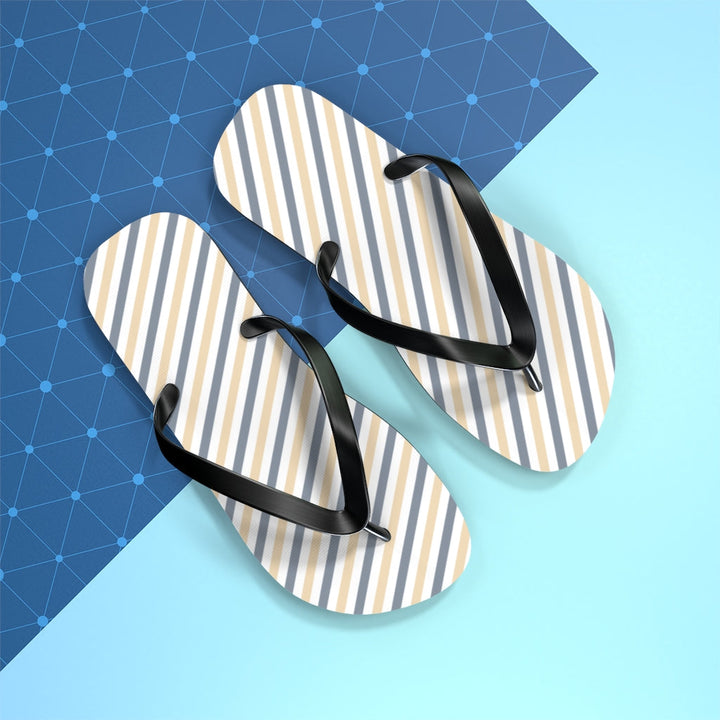Shoes-Summer Stripes Flip Flops-Jack N Roy