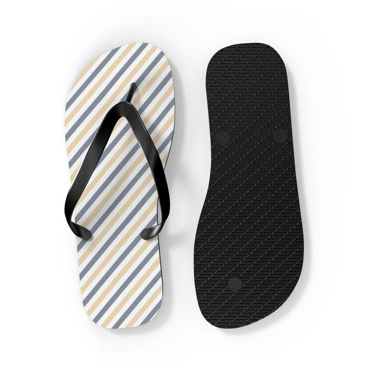 Shoes-Summer Stripes Flip Flops-Jack N Roy