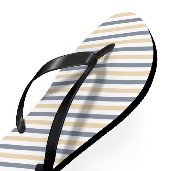 Shoes-Summer Stripes Flip Flops-Jack N Roy