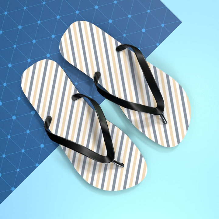 Shoes-Summer Stripes Flip Flops-Jack N Roy