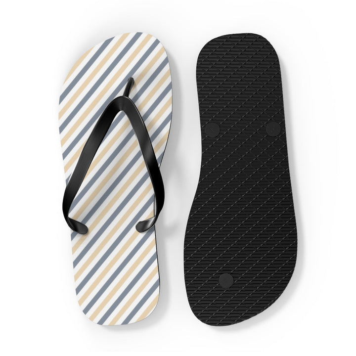Shoes-Summer Stripes Flip Flops-Jack N Roy