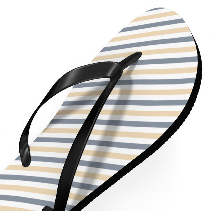 Shoes-Summer Stripes Flip Flops-Jack N Roy