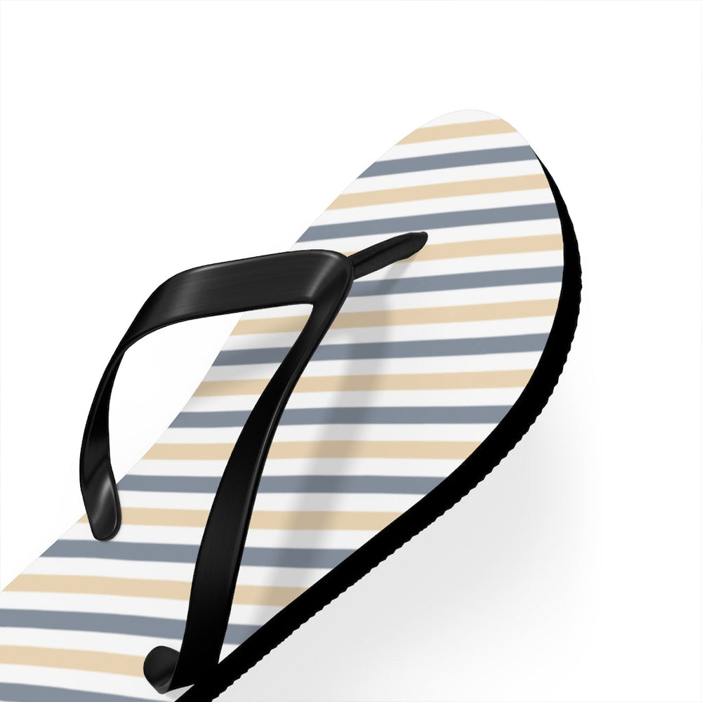 Shoes-Summer Stripes Flip Flops-Jack N Roy