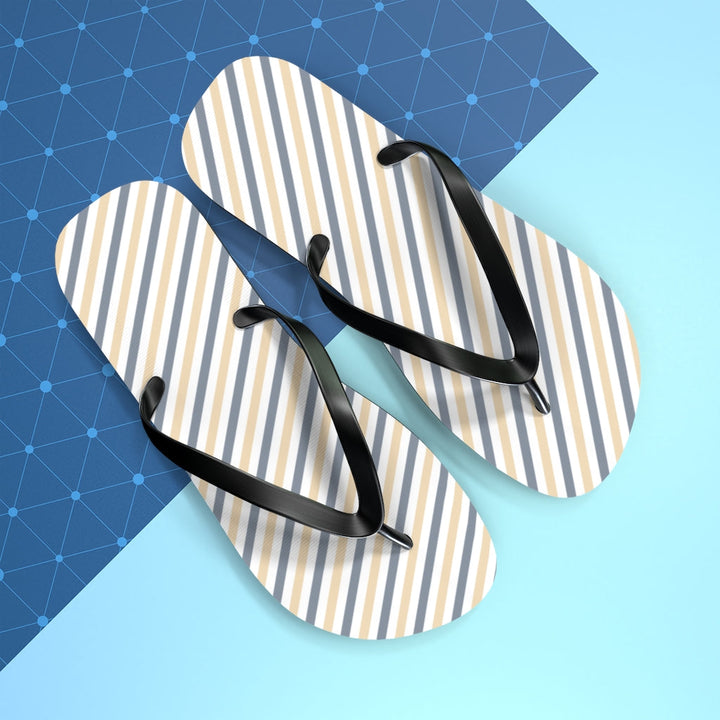 Shoes-Summer Stripes Flip Flops-Jack N Roy