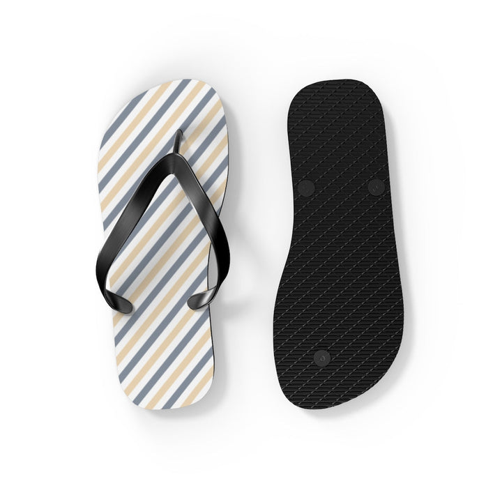 Shoes-Summer Stripes Flip Flops-Jack N Roy
