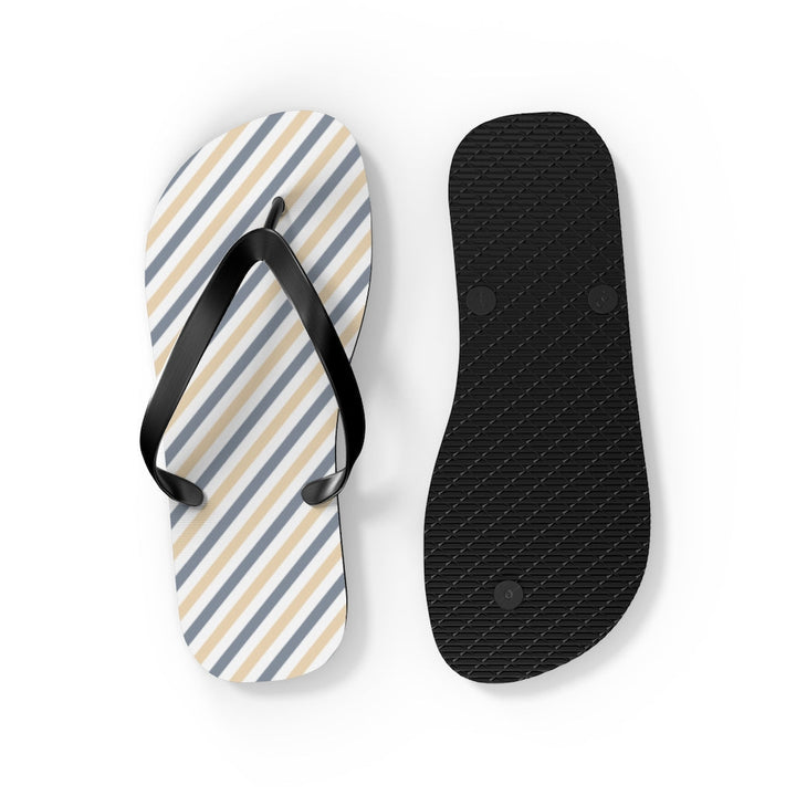 Shoes-Summer Stripes Flip Flops-Jack N Roy
