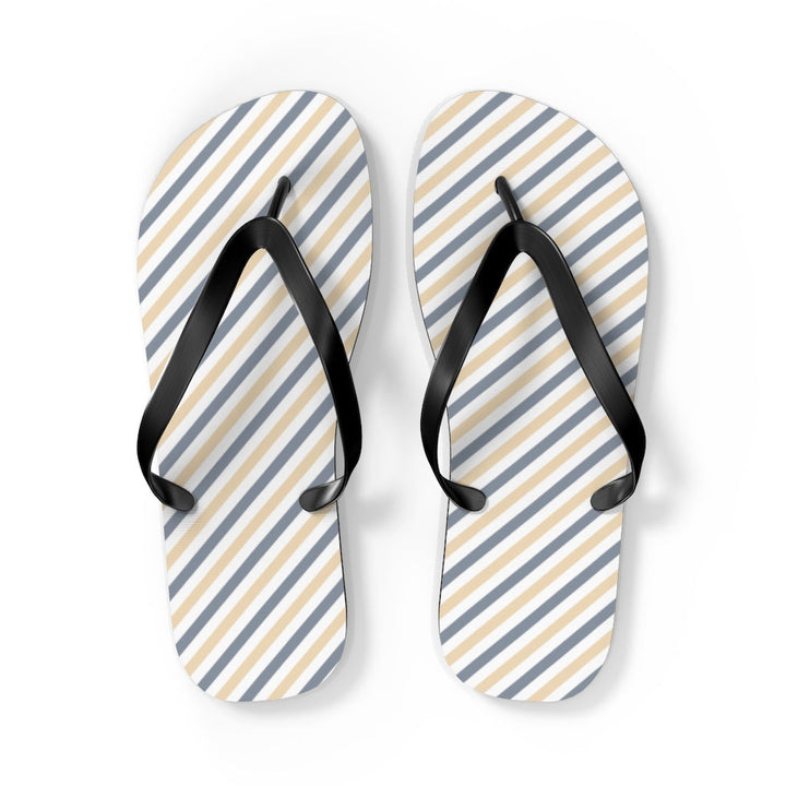 Shoes-Summer Stripes Flip Flops-L-Jack N Roy