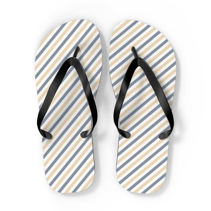 Shoes-Summer Stripes Flip Flops-XL-Jack N Roy