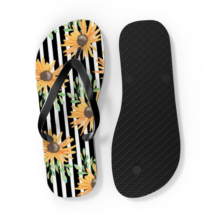 Shoes-Sunflowers Flip Flops-Jack N Roy