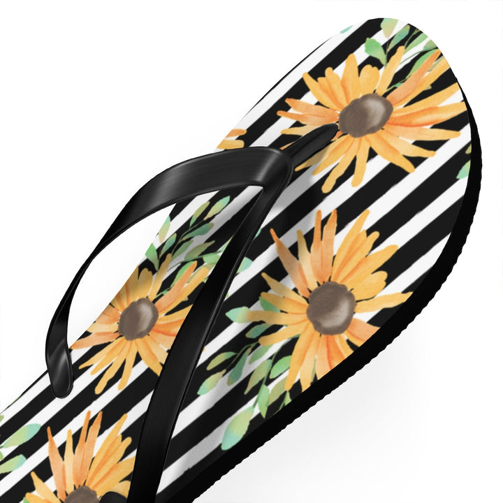 Shoes-Sunflowers Flip Flops-Jack N Roy