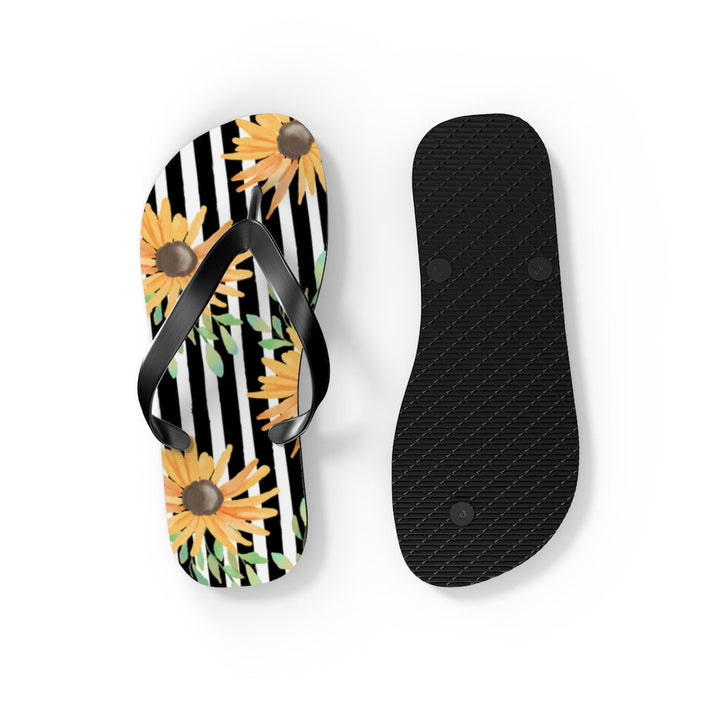 Shoes-Sunflowers Flip Flops-Jack N Roy