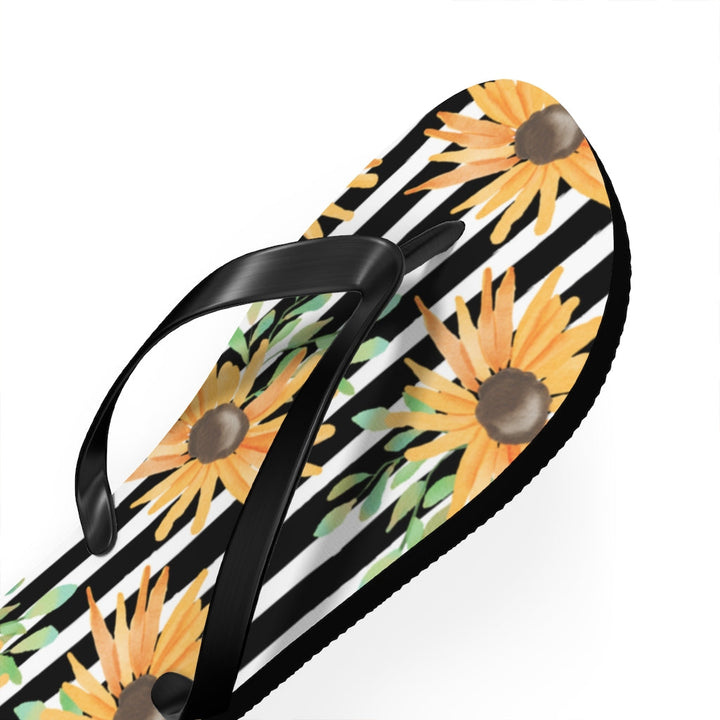 Shoes-Sunflowers Flip Flops-Jack N Roy