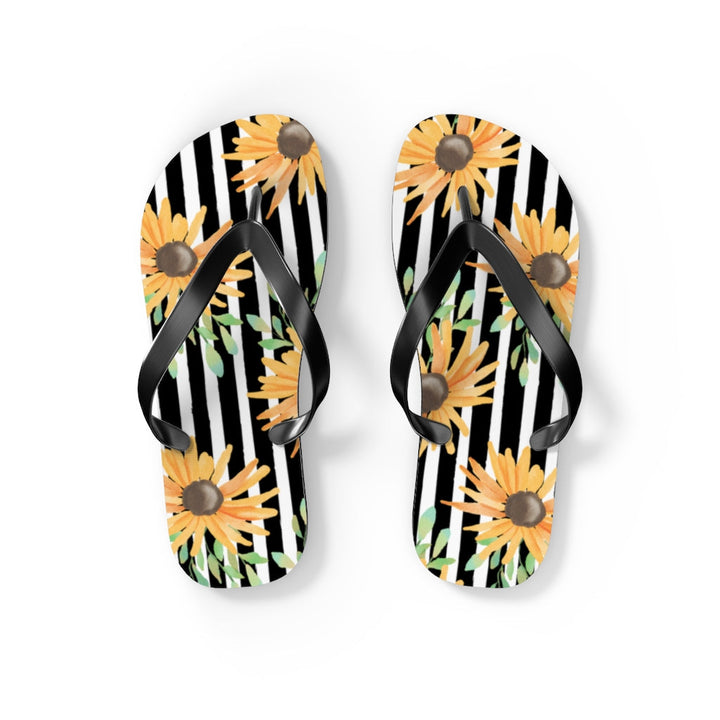Shoes-Sunflowers Flip Flops-S-Jack N Roy
