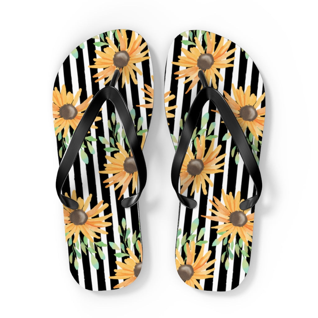 Shoes-Sunflowers Flip Flops-XL-Jack N Roy