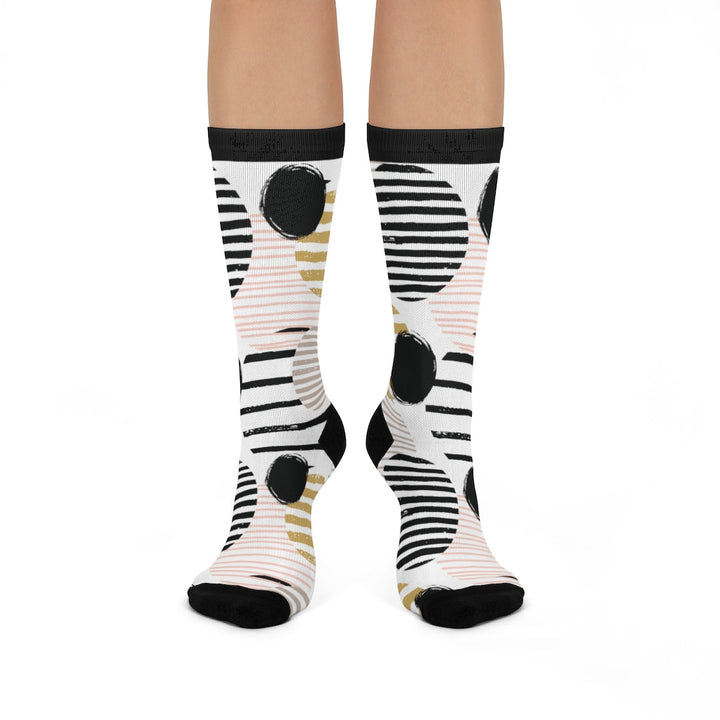 Socks-Abstract Circles Socks-One size-Jack N Roy