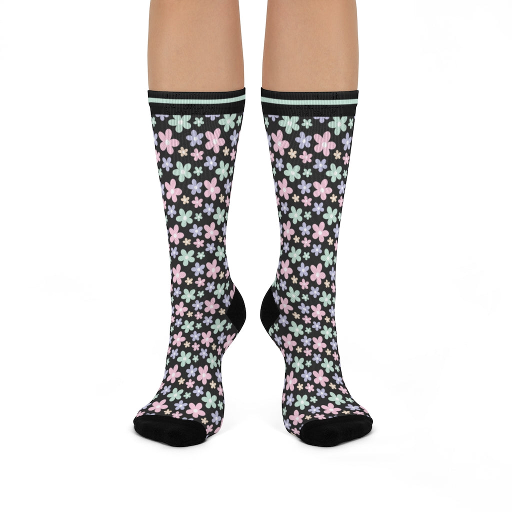 Socks-Floral Socks-One size-Jack N Roy