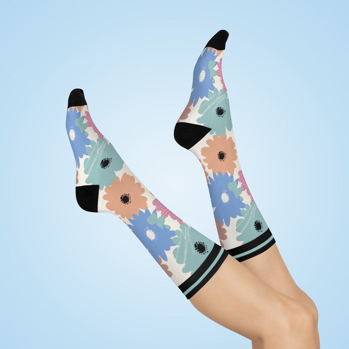 Socks-Flowers Socks-One size-Jack N Roy