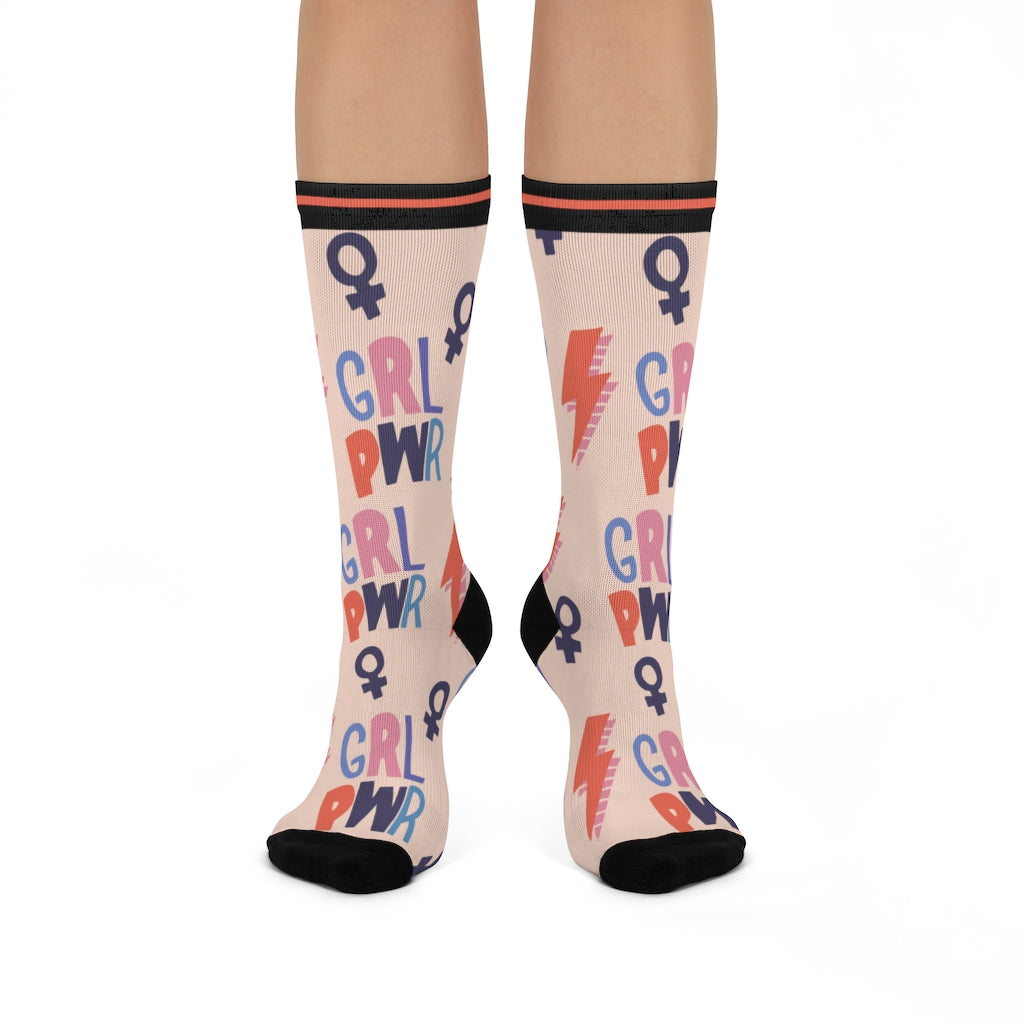 Socks-Girl Power Socks-One size-Jack N Roy