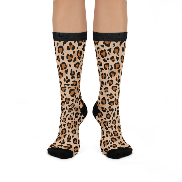 Socks-Leopard Animal Print Socks-One size-Jack N Roy