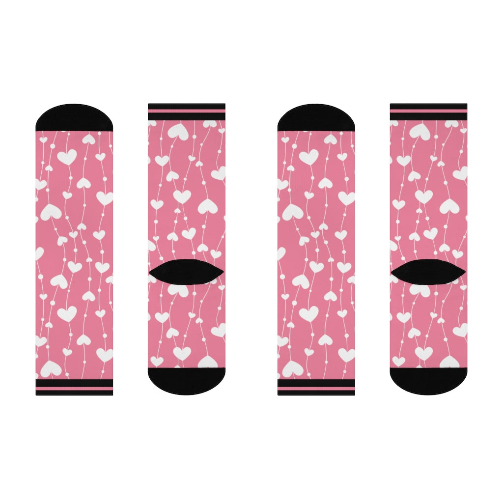 Socks-Love Heart Socks-One size-Jack N Roy