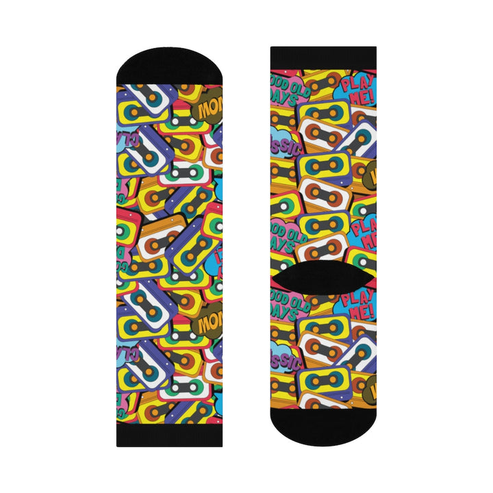 Socks-Old School Cassette Socks-One size-Jack N Roy